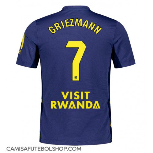 Camisa de time de futebol Atletico Madrid Antoine Griezmann #7 Replicas 2º Equipamento 2025-26 Manga Curta